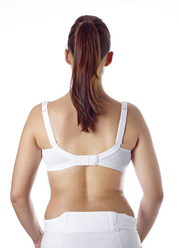 Microfibre Nursing Bra (White) image number 4